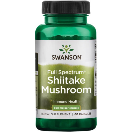Hongo Shitake Swanson 500mg 60cap