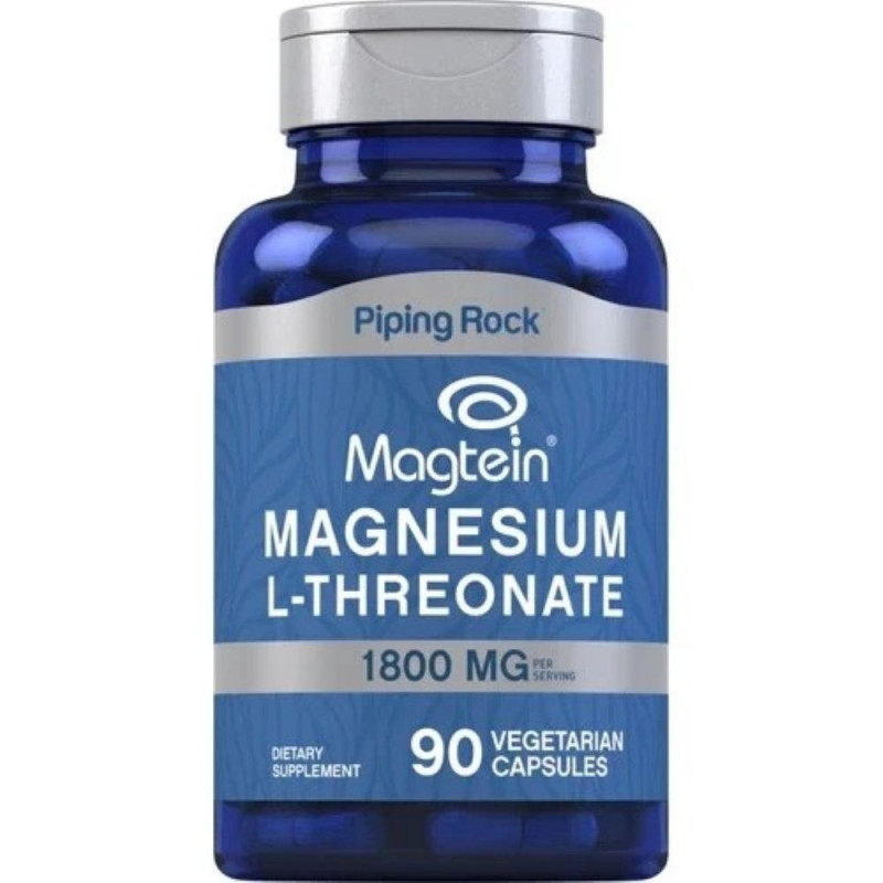 Treonato de Magnesio Piping Rock 1.800mg 90cap Treonato de Magnesio Piping Rock 1.800mg 90cap