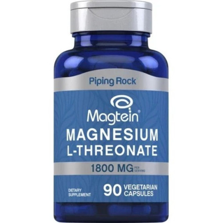 Treonato de Magnesio Piping Rock 1.800mg 90cap