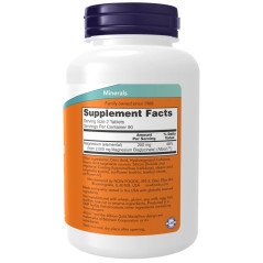 Glicinato de Magnesio Now 200mg 180cap