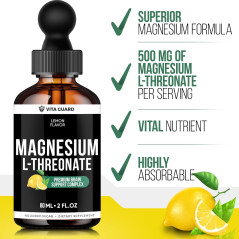 Treonato de Magnesio Vita Guard 500mg 60 ml