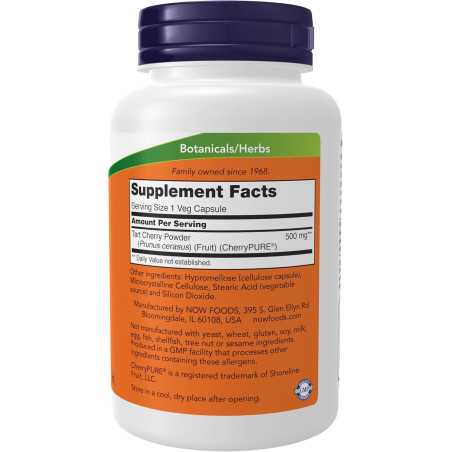 Tart Cherry Now 500mg 90cap