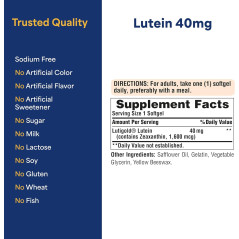 Luteina 40mg Puritan´s Pride 120cap