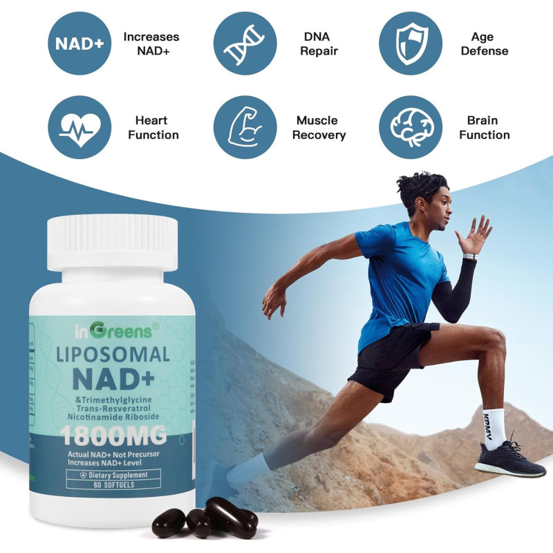 Liposomal Nad+ Ingreens 1.800mg 60cap