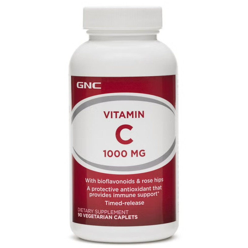 Vitamina C + Bioflavonoides GNC 1.000mg 90tab Vitamina C + Bioflavonoides GNC 1.000mg 90tab