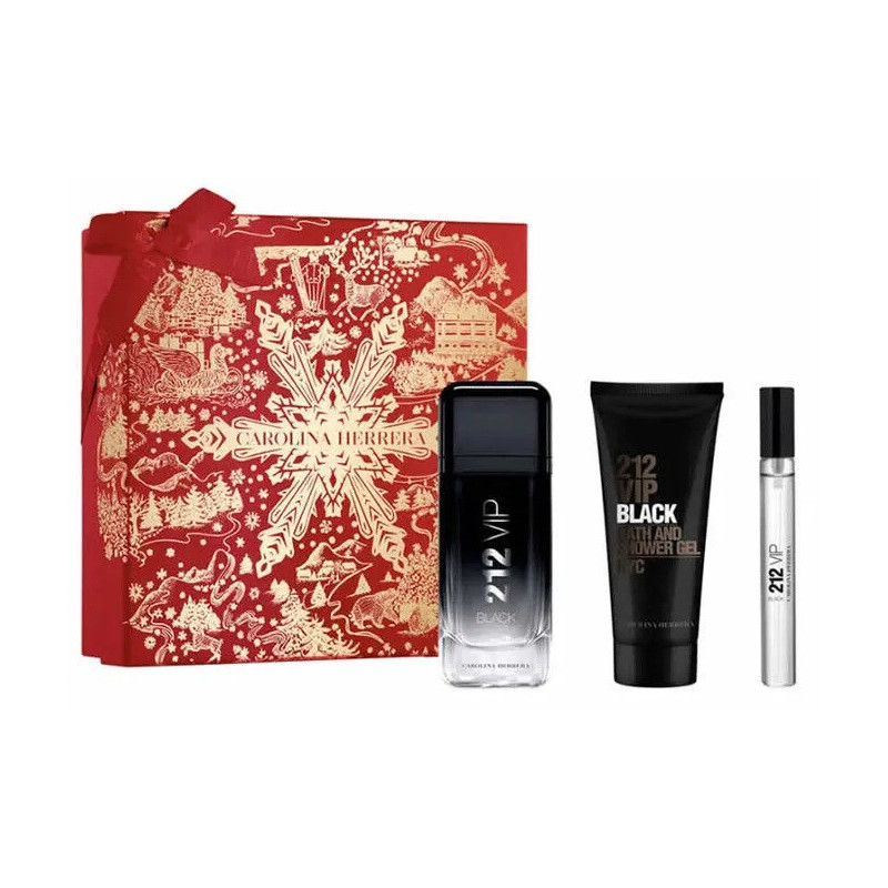 Carolina Herrera 212 VIP Black Set de 3 Piezas