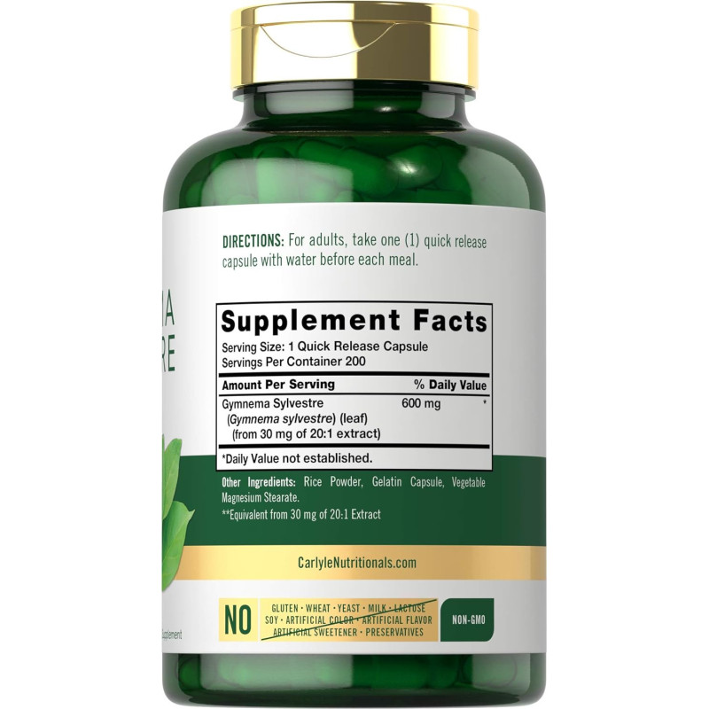 Gymnema Sylvestre 600mg 200cap