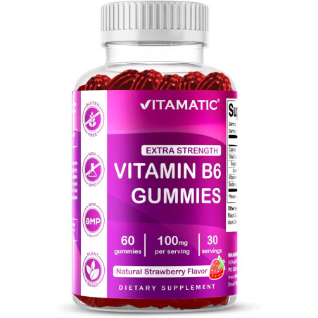 Vitamina B-6 Vitamatic 100mg 60gom