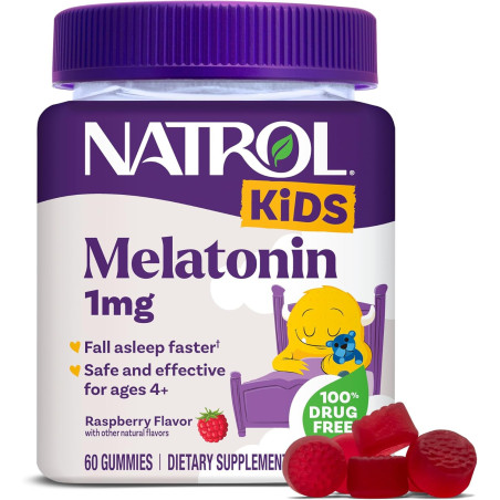 Melatonina Natrol Kids 1mg 60gom