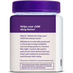 Melatonina Natrol Kids 1mg 60gom