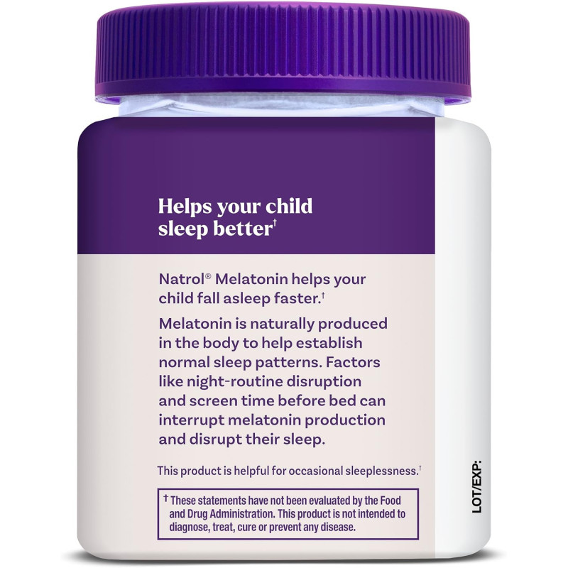 Melatonina Natrol Kids 1mg 60gom Melatonina Natrol Kids 1mg 60gom