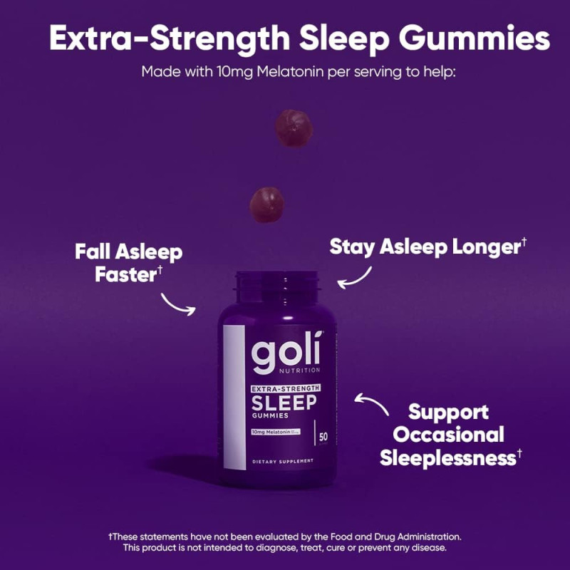 Sleep Extra Strength Goli Nutrition 50gom