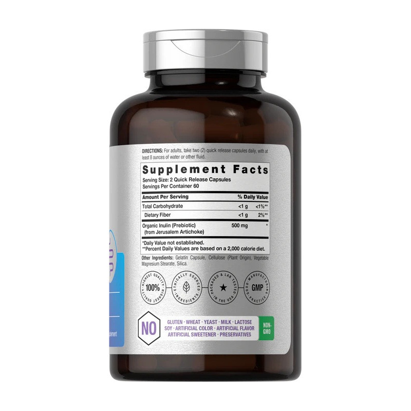 Prebióticos Horbaach 500mg 120cap Prebióticos Horbaach 500mg 120cap