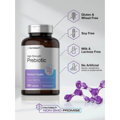 Prebióticos Horbaach 500mg 120cap Prebióticos Horbaach 500mg 120cap