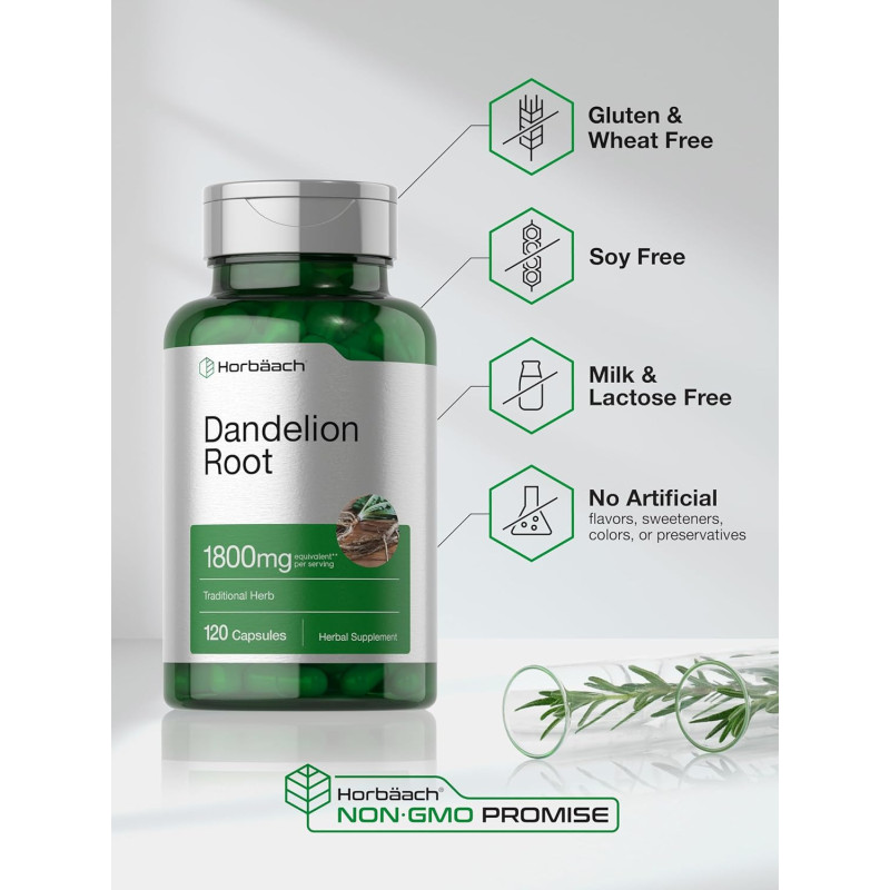 Dandelion Root Horbaach 1.800mg 120cap