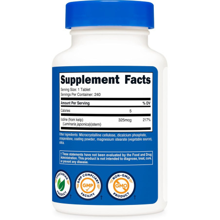 Kelp Nutricost 325mcg 240tab