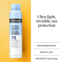 Neutrogena Protector Solar En Spray Ultra Sheer SPF 70