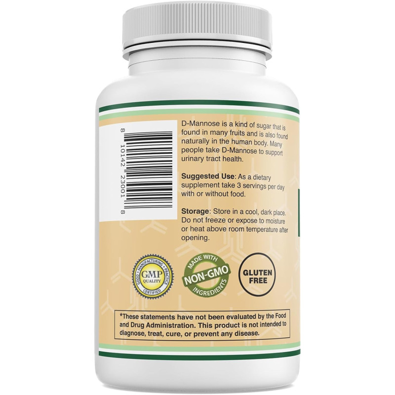 D-Mannose Double Wood 500mg 90cap D-Mannose Double Wood 500mg 90cap