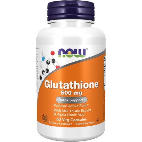 Glutatión Now 500mg 60cap
