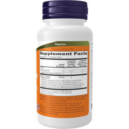 Probióticos BerryDophilus Now 10bill 50tab