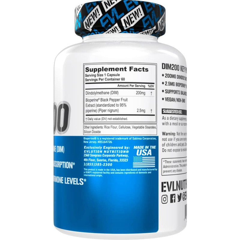 Dim 200 EVLution Nutrition 60cap