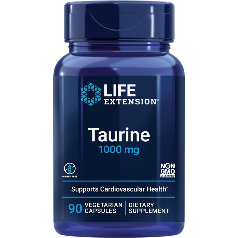 Taurina Life Extension 1.000mg 90cap