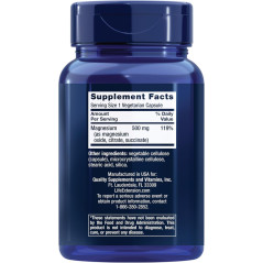 Magnesio Caps Life Extension 500mg 100cap