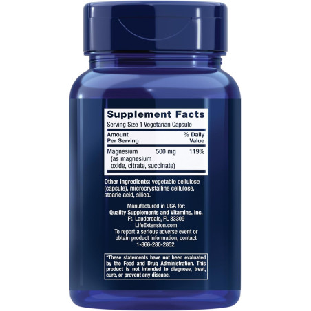 Magnesio Caps Life Extension 500mg 100cap