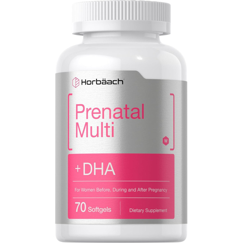 Prenatal + DHA Horbaach 70cap Prenatal + DHA Horbaach 70cap