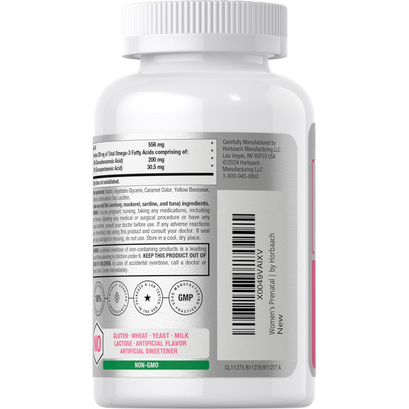 Prenatal + DHA Horbaach 70cap Prenatal + DHA Horbaach 70cap