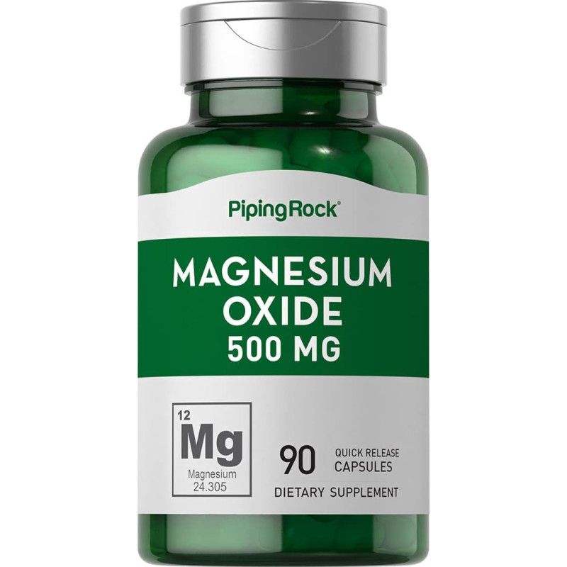 Magnesio Piping Rock 500mg 90cap
