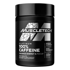 100% Cafeina  Muscletech 125tab