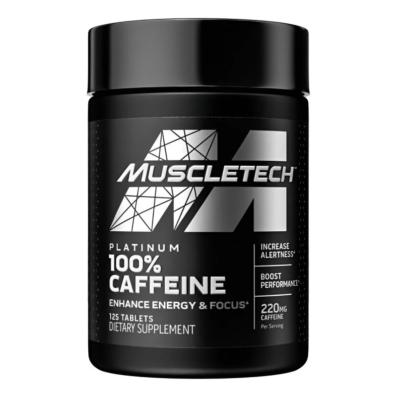 100% Cafeina  Muscletech 125tab