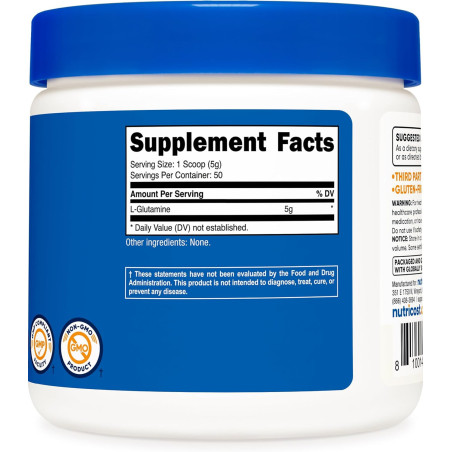 L-Glutamina Nutricost 5g 250g