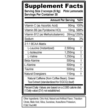 BCAA Energy EVLution Nutrition 5g