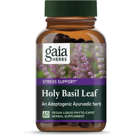 Holy Basil Leaf Gaia Herbs 60 cap
