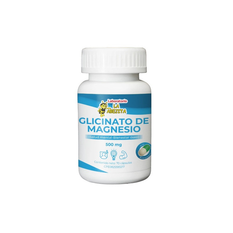 La Abejita Glicinato de Magnesio 500mg La Abejita Glicinato de Magnesio 500mg