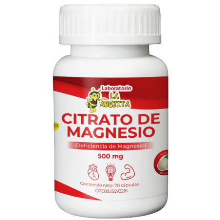 La Abejita Citrato de Magnesio 500mg