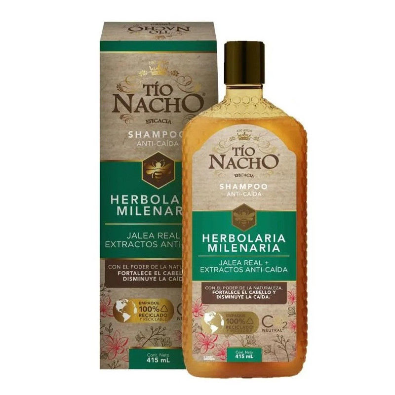 Tío Nacho Champú Prevención Herbolaria Milenaria 415 Ml