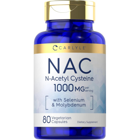 NAC N-Acetyl Cysteine Carlyle 1.000mg 80cap