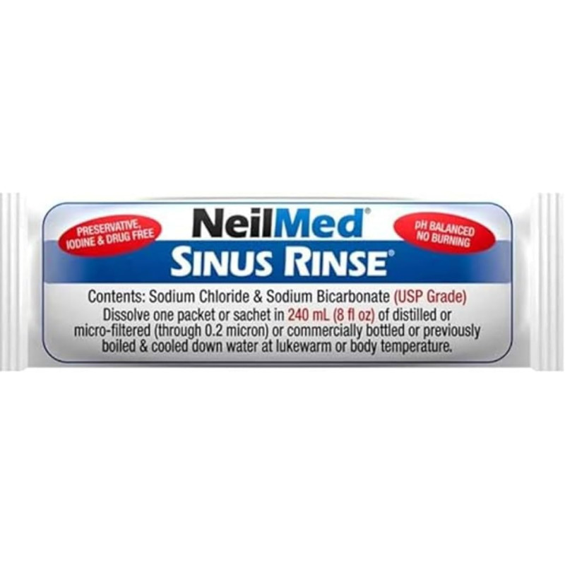 Solución Salina Nasal NeilMed Sinus Rinse 5pack