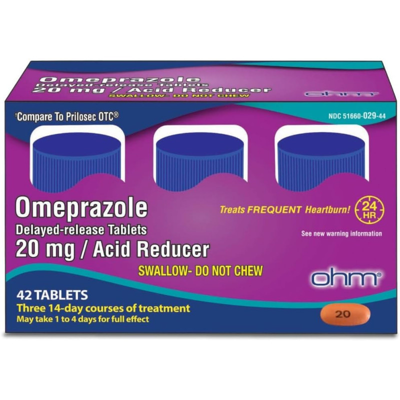 Omeprazol Ohm 20mg 42tab Omeprazol Ohm 20mg 42tab