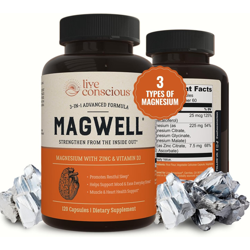 Magwell Live Conscious 120cap Magwell Live Conscious 120cap