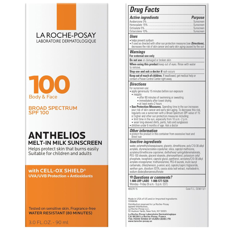 La Roche Posay Anthelios Melt-In Milk SPF100