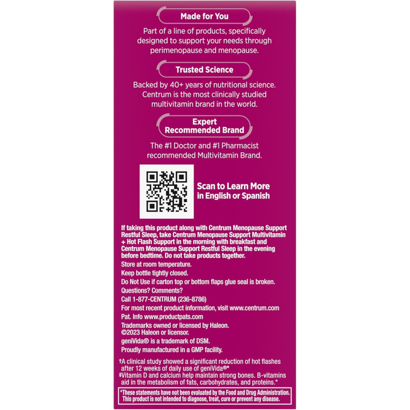 Centrum Soporte Menopausia 30tab