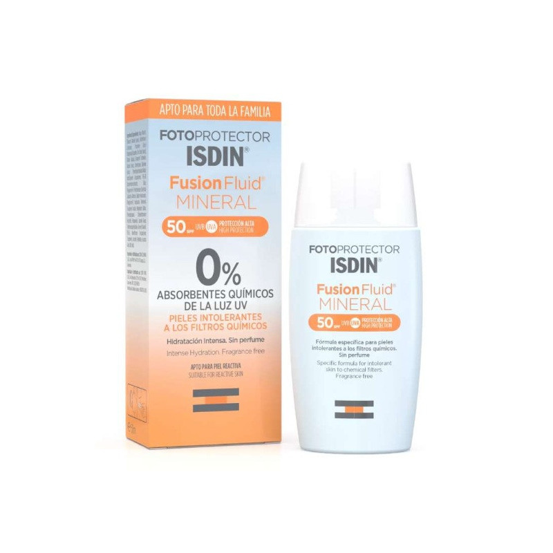 Isdin protector solar Fusion Fluid Mineral 0%