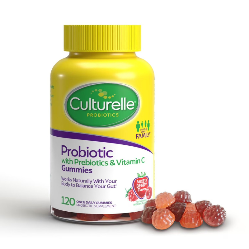 Culturelle Probióticos + Prebióticos & Vitamina C Culturelle 120gom Culturelle Probióticos + Prebióticos & Vitamina C Culturelle 120gom