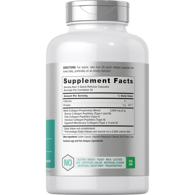 Proteina de Colágeno Multi Horbaach 2.000mg 180cap Proteina de Colágeno Multi Horbaach 2.000mg 180cap