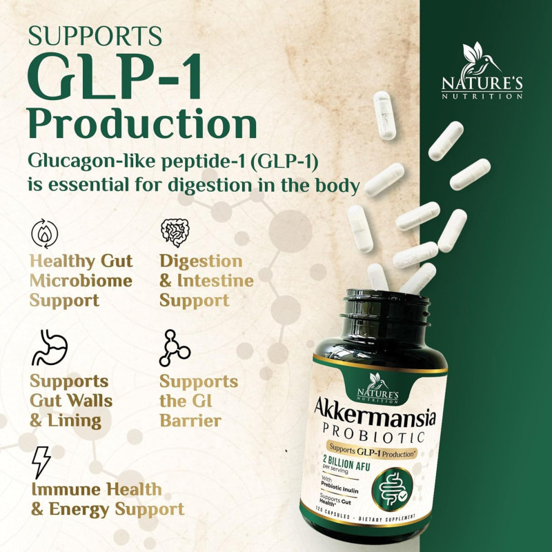 Probiótico Akkermansia  Nature´s Nutrition