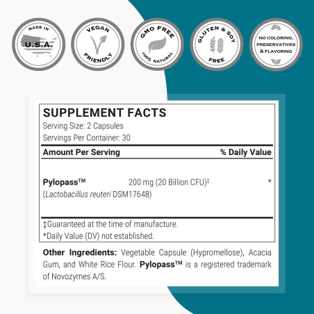 H. Pylori Formula SuperSmart 60cap